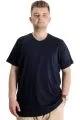 Büyük Beden Erkek Tshirt V Yaka 20032 Lacivert LACIVERT