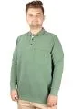Erkek Sweat Polo Cepli Selanik Basic 20441 Yeşil YESIL