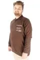 Erkek Sweat Polo Selanik The Lightgouse 20443 Kahverengi KAHVERENGI