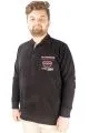 Erkek Sweat Polo Selanik The Lightgouse 20443 Siyah SIYAH