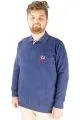 Erkek Sweat Polo Selanik Young Rich 20444 Indigo INDIGO