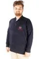 Erkek Sweat Polo Selanik Young Rich 20444 Lacivert LACIVERT