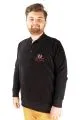 Erkek Sweat Polo Selanik Young Rich 20444 Siyah SIYAH