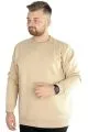Erkek Sweatshirt Bisiklet Yaka Basic 20131 Bej [product_color]