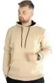 Erkek Sweatshirt Kapşonlu Pocket Basic 20562 Bej BEJ
