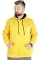 Erkek Sweatshirt Kapşonlu Pocket Basic 20562 Hardal HARDAL