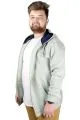 Erkek Sweatshirt Kapşonlu Zippered Basic 20543 Yeşil YESIL