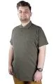 T-Shirt Polo Yaka Cepli Klasik 20550 Haki HAKI