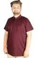 T-Shirt Polo Yaka Cepli Klasik 20550 Mürdüm MURDUM