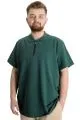 T-shirt Polo Elastic Zipper Collar 21029 Naphtha