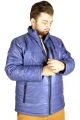Big-Tall Men's Checker Jacket 21075 Indigo