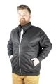 Big Size Men s Coat Furry Shine 21095 Black