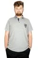Big-Tall Men Classic Short Sleeve Polo T-Shirt Exceptional 21316 Gray