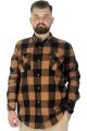 Big Tall Men s Lumberjack Shirt  21393 Tan Color