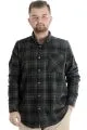 Big Tall Men Shirt Plaid Lumberjack 21394 Khaki