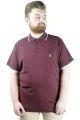Men s Polo T shirt Lycra Single Jersey Embroidery 21554 Maroon