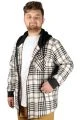 Big Tall Men s Lumberjack  Sweat with Cover Pocket 21572 White