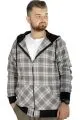 Big Tall Men s Lumberjack Sweat with Pocket 21574 Burgundy