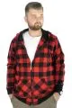 Big Tall Men s Lumberjack Sweat with Pocket 21574 Burgundy