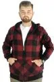 Erkek Oduncu Kapsonlu Sweat Pocket 21574 Vişne VISNE