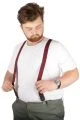 Big Size Men Suspenders 21901 Burgundy