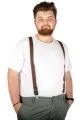 Big Size Men Suspenders 21901 Brown