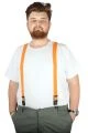Big Size Men Suspenders 21901 Orange