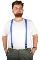 Big Size Men Suspenders 21901 Saxe Blue