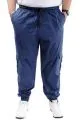 Big Size Trouser Summer Cargo Jogger 21911 Indigo