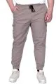 Big Size Mens Trouser Cargo Jogger 21911 Stone