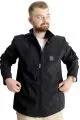 Büyük Beden Erkek Mont Waterproof Softshell 21232 Siyah SIYAH