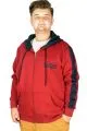 Büyük Beden Erkek Sweatshirt Vintage Newyork 21504 Bordo BORDO