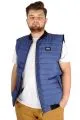 Büyük Beden Erkek Yelek College Bold Pilot 21669 İndigo  INDIGO