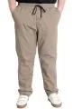 Büyük Beden Pantolon Keten Jogger Milano 21913 Bej BEJ