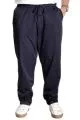 Büyük Beden Pantolon Keten Jogger Milano 21913 Lacivert [product_color]