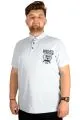 Büyük Beden T-shirt Polo Absolute Freedom 21321 Mavi MAVI