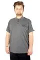 Büyük Beden T-shirt Polo Better Days 21335 Antramelanj ANTRASIT