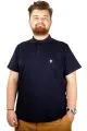 Büyük Beden T-shirt Polo Cep Sup Basic 21557 Lacivert LACIVERT