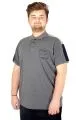 Büyük Beden T-shirt Polo Change 21334 Antrasit ANTRASIT