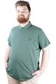 Büyük Beden T shirt Polo Likralı Süprem Cepli 21558 Nefti [product_color]