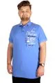 Büyük Beden T-shirt Polo Sea Voyage 21322 Saks SAKS