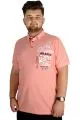 Büyük Beden T-shirt Polo Sea Voyage 21322 Somon SOMON