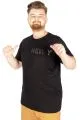 Büyük Beden Tshirt Bisiklet Yaka NewYork My Arm 21177 Siyah SIYAH