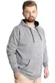 Erkek Hırka Kapson Fermuarlı Steel Interlock 21600 Gri Melanj GRI