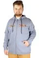 Erkek Sweat Fermuarlı Kapşonlu California 21517 Mavi MAVI
