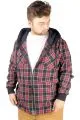 Erkek Sweat Fermuarlı Kapşonlu Kapak Cep Oduncu 21572 Indigo INDIGO