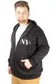 Erkek Sweat Kapşonlu 1919NY 21516 Siyah SIYAH