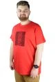 Erkek T shirt Bis Yaka Mountain 22101 Kırmızı