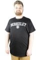 Big Tall Men s T shirt Bicycle Collar Berkeley 22106 Black