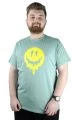 Erkek T shirt Bis Yaka Smile 22107 Yeşil